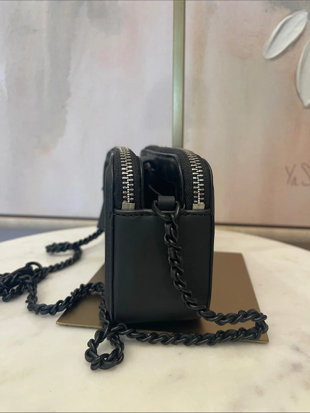 Tory Burch Matte Fleming Double Zip Crossbody